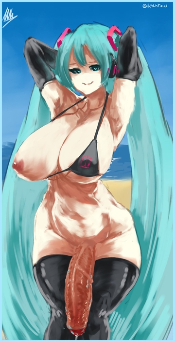 Hatsune Miku Futanari